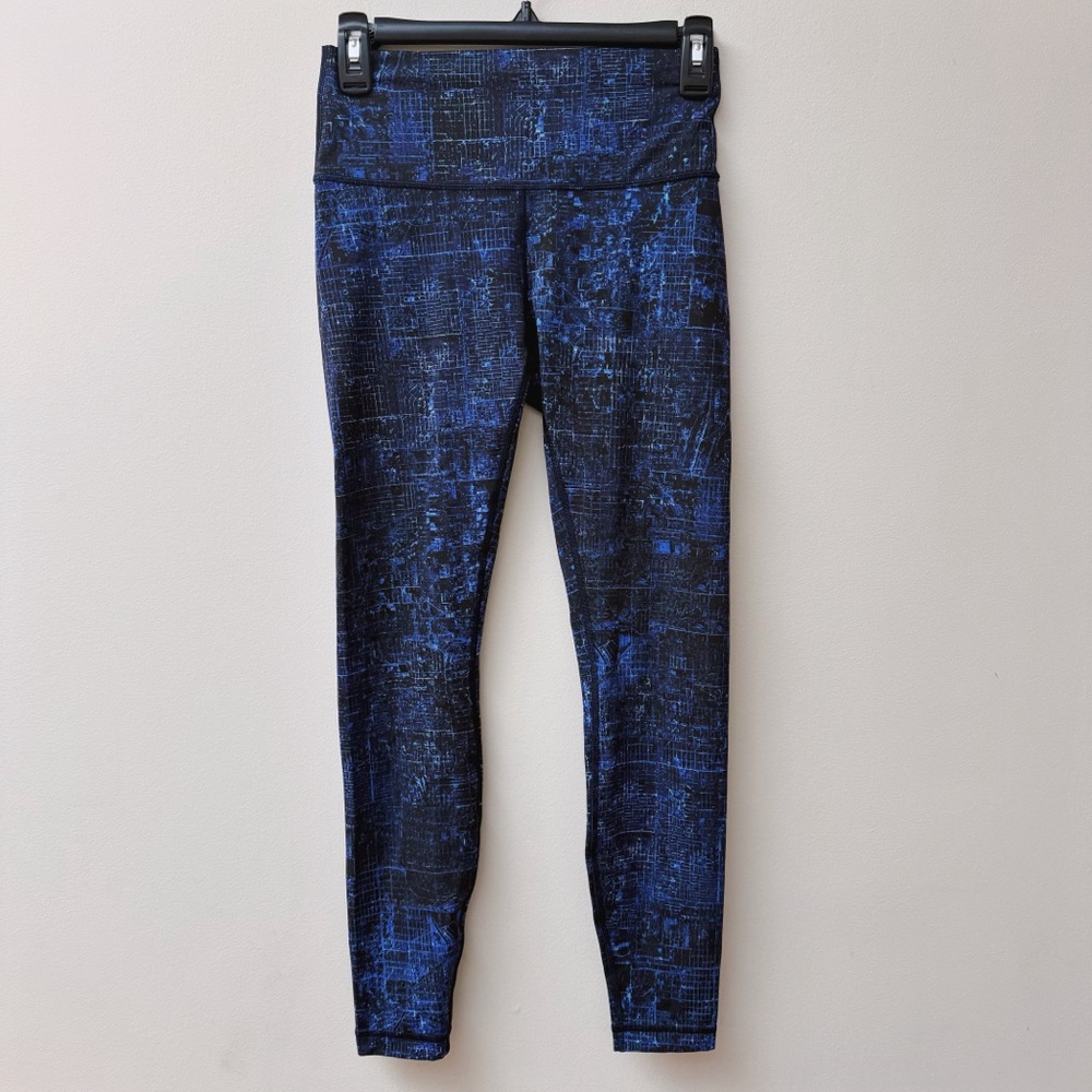 Lululemon “City Lights Multi Black” Print Leggings